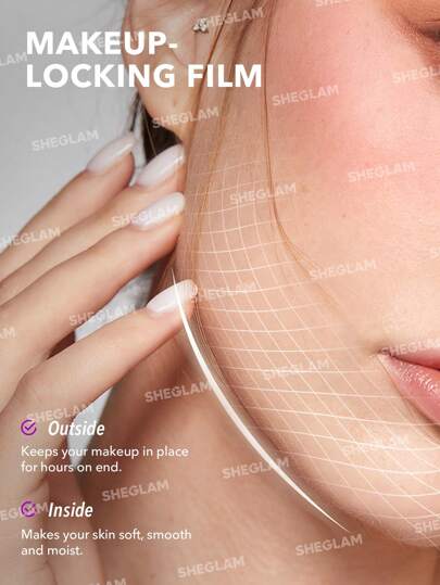 SHEGLAM برايمر مرطب Good Grip-Blueberry + Aha Oil Control Moisturizing Blueberry Primer Gel ينعم الخطوط الدقيقة ويمنع ظهورها، برايمر للوجه خالٍ من الزيوت والسيليكون علامة تجارية جمال مكياج ميكب مستحضرات تجميل للنساء الفتيات مثالي لفصل الشتاء الربيع مثا...