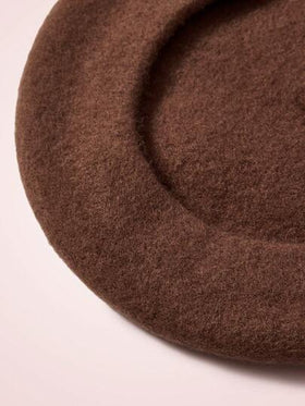 SHEIN MOD قبعة بيريه أساسية كاجوال للنساء قطعة واحدة، مناسبة للعطلات والنزهات والمدرسة والملابس الكاجوال