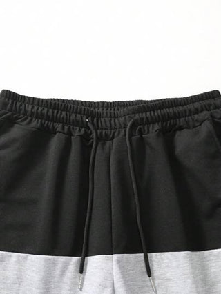 Manfinity Homme شورت صيفي مريح للرجال بطبعات ملونة بالأرقام، لقص السحاب بالخصر، لزوج أو صديق كهدية