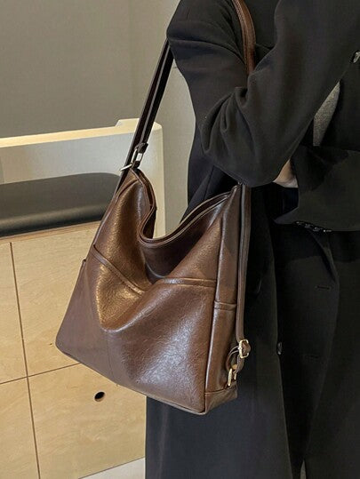 حقيبة كتف متعددة الوظائف للنساء، جلد ناعم جديد، حقيبة ظهر/حقيبة كتف/حقيبة يد كبيرة السعة للتنقل اليومي عالية الجودة، متعددة الجيوب، محفظة نقدية، حقيبة هوبو جديدة