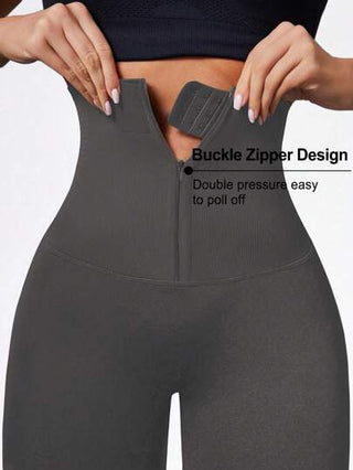 Seamluxe  Sport سروال اليوجا الرياضي القابل للتعديل بسحاب لا درز