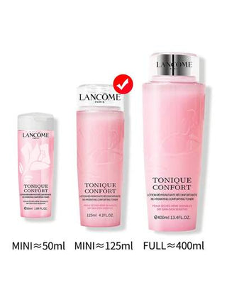 Lancôme لانكوم تونيك كونفور تُرّطب وتُريح، مناسب للبشرة الجافة وحتى الحساسة لتحسين ترطيب البشرة 4.2 أونصة سائلة/125 مل الحجم الصغير (الإصدارات الجديدة والقديمة سيتم شحنها عشوائيًا)