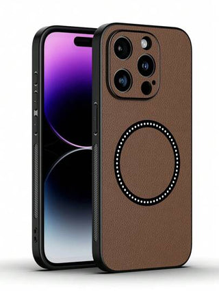 قطعة واحدة من واقي هاتف بتقنية الشحن الاستقطاب المغناطيسي اللاسلكي متوافق مع Apple 16/ 16 Pro/ 16 Plus/ 16 Pro Max ، واقي هاتف مضاد للصدمات متوافق مع 11/ 13/ 12/ 14/ 15 متوافق مع شاحن Apple Magsafe
