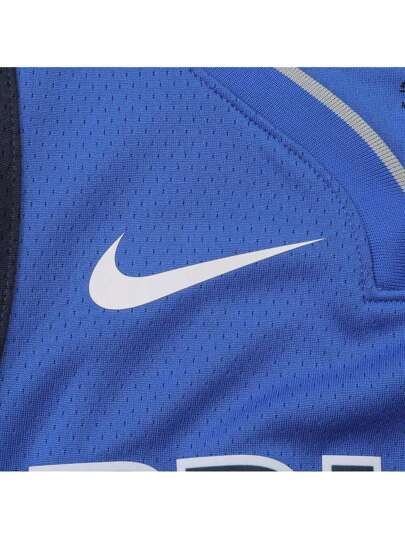 Nike تانك توب ملابس علوية بسكتبول مطبوع عليه أرقام وحروف مخصص للرجال، منفذ للهواء