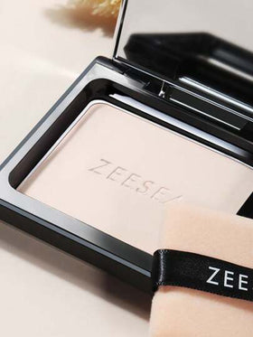 Zeesea بودرة شفافة حريرية للتحكم في الزيوت وبودرة تسليط الضوء ومقاومة للتلطخ وبودرة لوحة متعددة الاستخدامات