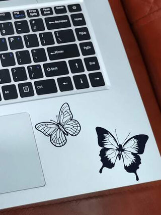 3 قطع ملصقات دفتر DIY مخصصة بشكل فراشة
