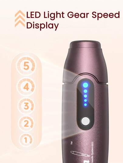 قلم الإبر الدقيقة Dr.Pen A10 - قلم إبر دقيقة احترافي، مناسب للجسم، قابل للشحن عبر USB - طقم أدوات العناية بالبشرة، يشمل 2 رأس استبدال، هدية للأمهات والنساء