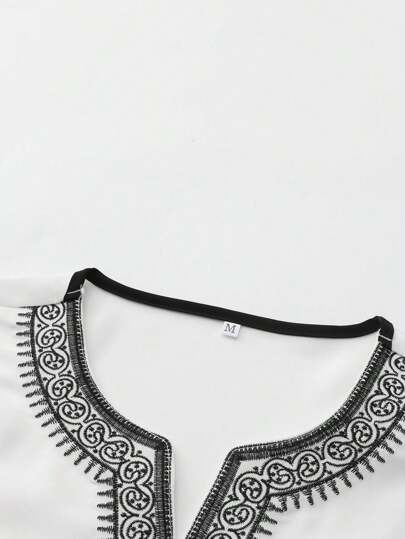 ملابس رجالي البشت المطرز المغربي العربي الجديد لعام 2025