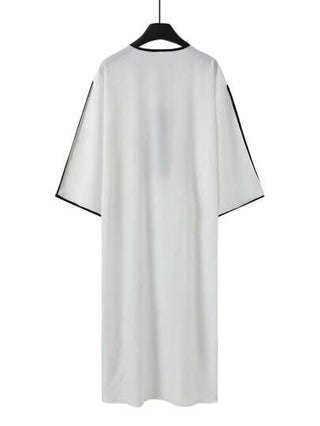 ملابس رجالي البشت المطرز المغربي العربي الجديد لعام 2025