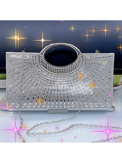 حقيبة دلو صغيرة ذات تصميم رباط، خفيفة الوزن، كاجوال للعمل، مزينة بالراين ستون، حقيبة شفافة عصرية مزينة باللؤلؤ، حقيبة سهرة أنيقة بتصميم فاخر ورشيق، مناسبة للحفلات والنساء والعرائس، مثالية للحفلات والعشاء وحفلات عيد الميلاد