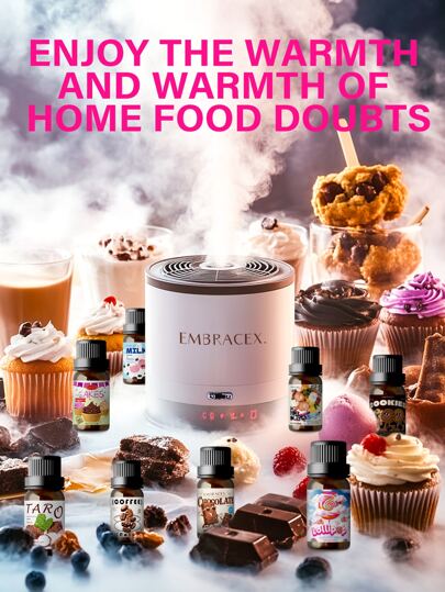 EMBRACEX. زيوت عطرية للعطور والعلاج بالروائح 10مل، زيت عطر البودينج الكراميل، طويل الأمد، عطر البودينج الكراميل الحلو المناسب لاستخدام السيارة والشموع ومبخرات الرطوبة ومشتتات الروائح والزيوت العطرية المناسبة كهدية نسائية