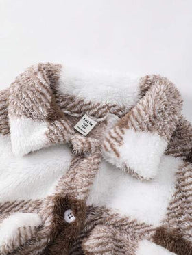 SHEIN ChillGRL طقم بسروال ريب مخصر وكنزة عنق عالي جاكيت كم طويل مربع ، وأعلى كتاف صلب ، 3 قطع للفتاة المراهقة