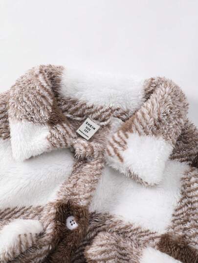 SHEIN ChillGRL طقم بسروال ريب مخصر وكنزة عنق عالي جاكيت كم طويل مربع ، وأعلى كتاف صلب ، 3 قطع للفتاة المراهقة