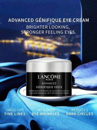 Lancôme كريم عيون نشط للشباب وللإشراقة - لدوائر العين السوداء والخطوط الدقيقة 0.16 أونصة سائلة / 5 مل حجم صغير