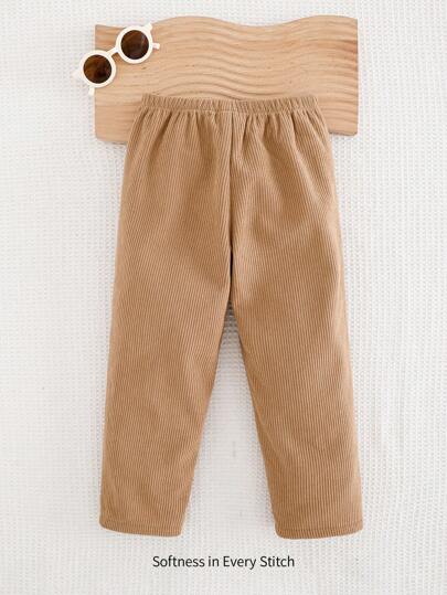 Cozy Pixies بنطال ولد كاجوال فضفاض ذو خصر مطاطي بتصميم غزال