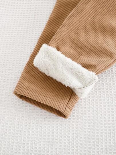 Cozy Pixies بنطال ولد كاجوال فضفاض ذو خصر مطاطي بتصميم غزال