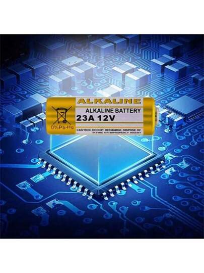 5 بطارية قلوية جافة 23A/27A 12V للجرس الباب، جهاز إنذار السيارة، المشغل المحمول 23GA 21/23 A23 A-23 GP23A RV08 LRV08 E23A V23GA G27A MN27 MS27 GP27A L828 V27GA ALK27A A27BP K27A VR27 R27A للجرس، جهاز التحكم عن بعد، لعبة