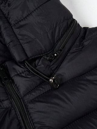 معطف مبطن بخاصية جيب مشبك وياقة واقفة بطراز كاجوال بسيط للخريف والشتاء للرجال