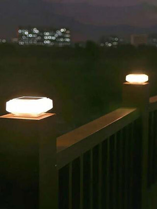 1 قطعة إنارة عمود شمسية خارجية، أضواء عامود شمسية حديثة، إنارة عمود سياج ممر حديقة LED، إضاءة منظر طبيعي للحديقة والفناء والشرفة