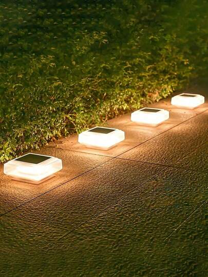 1 قطعة إنارة عمود شمسية خارجية، أضواء عامود شمسية حديثة، إنارة عمود سياج ممر حديقة LED، إضاءة منظر طبيعي للحديقة والفناء والشرفة