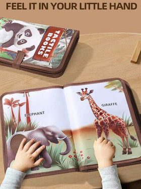 كتاب لمس وشعور بحيوانات المزرعة للأطفال الرضع، نسيج فراء حيوانات واقعي، لمس الطبيعة بأيدي الأطفال، لعبة إدراكية للرضع، كتاب لمس وشعور ثلاثي الأبعاد مقاوم للتمزق للتعليم المبكر، هدية عيد الميلاد والهالوين وعيد الشكر للأطفال
