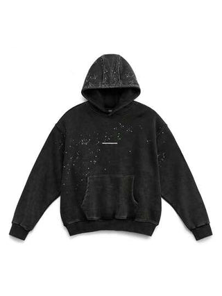 NEON BLANC بلوزة هوديLong Sleeve مطرزة بأسلوب الشارع مريحة للخروج مغسولة بألوان الهيب هوب والرابر،من القطن للأصدقاء والأزواج والأحباء كهدية