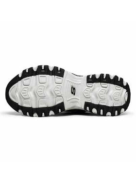 Skechers أحذية رياضية مريحة للرجال، سلسلة D'LITES أحذية كاجوال للاستخدام اليومي والخارجي والسفر، بتصميم الباندا، 52675-BLK