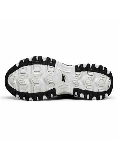Skechers أحذية رياضية مريحة للرجال، سلسلة D'LITES أحذية كاجوال للاستخدام اليومي والخارجي والسفر، بتصميم الباندا، 52675-BLK