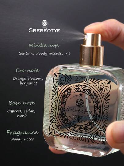 SREREOTYE عطر Woods 'Forest Breath' 50مل، رائحة زهرية، لهجة من الخشب الحلو، مميز للمواعدة أنيق، رذاذ عطري هدية للجسم، عطر مطري طويل الأمد سحر الرجال