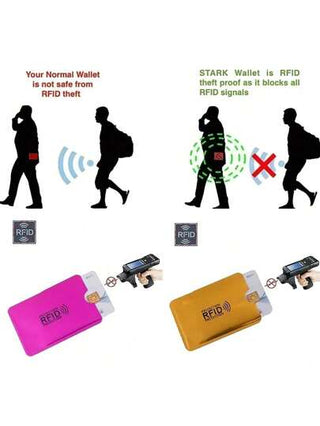 10 قطع حافظة بطاقة RFID من الألومنيوم مضادة للسرقة لحفظ البطاقات البنكية للرجال والنساء، مجموعة أكمام بطاقة الائتمان، واقي بطاقة الهوية RFID، الضروريات للسفر، أكمام حجب RFID للسفر والرحلات والأعمال والمنزل والتخييم والخارج والصيف وعودة إلى المدرسة