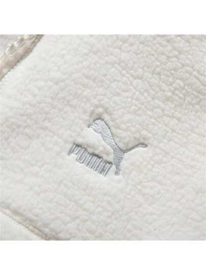 Puma معطف البوب كلاسيكي <<بالشيربا» للنساء، سميك ودافئ، ذو طوق واقف، 625806-65