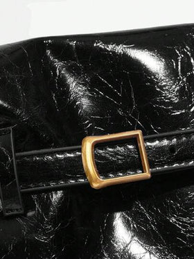 SHEIN BAE حقيبة كتف سعة كبيرة من البولي يوريثان ذات لون أحادي للعمل