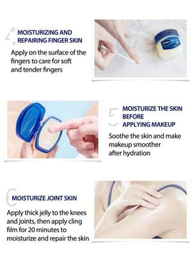 Vaseline 2 * 100 جرام من فازلين إصلاح شي لين الأصلي | 100% واقي بيض للبشرة | علبة أصلية للتخفيف من جفاف الجلد ، وحماية الجروح البسيطة ، موصى به من قبل أخصائي الأمراض الجلدية ، يحافظ على رطوبة الجلد