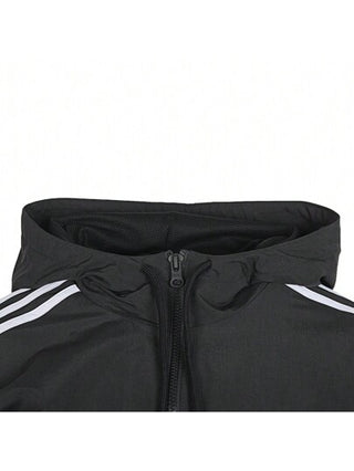 Adidas 2024 جاكيت نسائية مُنسوجة جاكيت رياضي ذو قبعة HT3399
