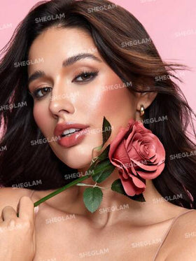 SHEGLAM بودرة أحمر الخدود الوردية من Pink Ribbon Rose أحمر خدود وردي مقاوم للماء يدوم طويلاً ذو صبغة عالية لا يتلاشى توهج طبيعي يدوم طويلاً مكياج خفيف الوزن للوجه حمره بلشر علامة تجارية جمال مكياج ميكب مستحضرات تجميل للنساء الفتيات مثالي لفصل الشتاء الربي