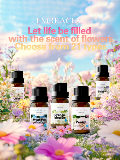 EMBRACEX. زهرة العطر زهري رائحة العناية بالبشرة زيت الياسمين الأساسي زيوت عطرية أروماثيرابي أفضل عطر عطور زيت الجسم للنساء عطر السيارة العطرية مكياج ذو رائحة طيبة هدايا مضحكة ، للنساء ، الأم ، الأخت ، هدية عيد الأم العزيزة -- 10 مل