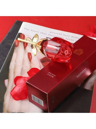 عطر نسائي وردي أحمر 50مل، رائحة طويلة الأمد، رائحة الورد الطازجة، هدايا للأحباب والصديقات والأمهات، مناسب للذهاب في موعد