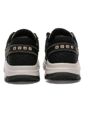 أحذية SKECHERS الرجالية المقاومة للتآكل والمشي لمسافات طويلة والتنقل في الهواء الطلق والأحذية الرياضية المبطنة والأحذية الكاجوال