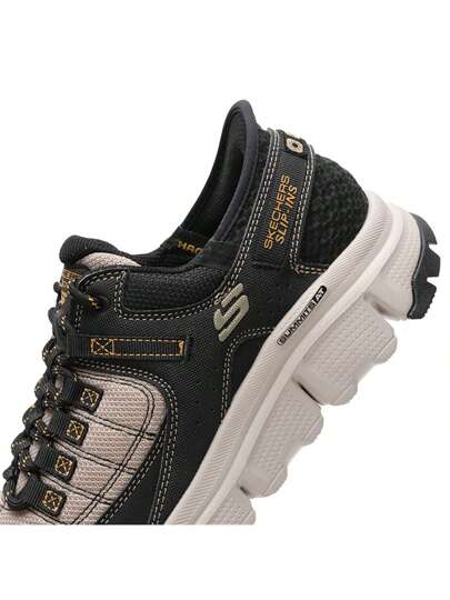 أحذية SKECHERS الرجالية المقاومة للتآكل والمشي لمسافات طويلة والتنقل في الهواء الطلق والأحذية الرياضية المبطنة والأحذية الكاجوال