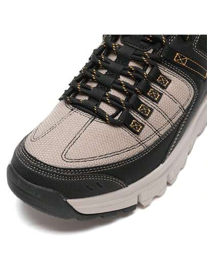 أحذية SKECHERS الرجالية المقاومة للتآكل والمشي لمسافات طويلة والتنقل في الهواء الطلق والأحذية الرياضية المبطنة والأحذية الكاجوال