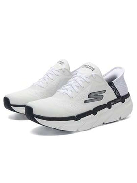 Skechers أحذية رياضية للرجال مريحة وقابلة للتنفس، أحذية خفيفة الوزن ماصة للصدمات للخارج متينة للجري، تصميم سهل الارتداء، أحذية رياضية كاجوال للتنقل اليومي [أبيض أو أسود عشوائي]