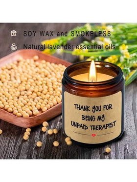 شمعة معطرة، شمعة في وعاء زجاجي للعلاج بالروائح - هدية للنساء والرجال، هدية مفكرة لأفضل الأصدقاء والزملاء والمعلمين والمديرين، هدية عيد ميلاد ممتعة للأصدقاء الإناث، هدية للنساء والرجال، ديكور المنزل، ديكور الغرفة، هدايا تخرج، ديكورات عيد الميلاد، هدايا عيد