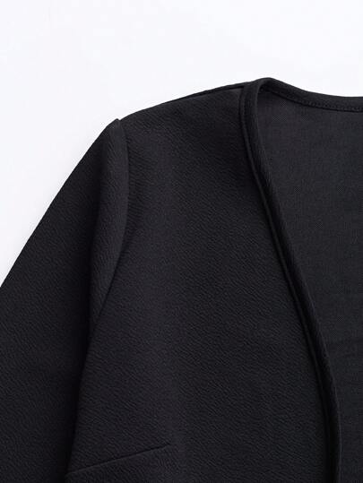SHEIN Clasi فستان مكون من توب وتنورة طويلة بطراز منقط انيق بطراز قديم، للحفلات/عروض الرقص، بأكمام قصيرة وتنورة طويلة ، عدد القطع 2