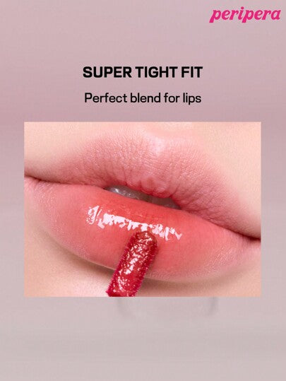 Peripera حبر جمالي كوري، تلوين مائي، لمعان شفاه مائي، لمعان شفاه زجاجي، منتفخ، مرطب طبيعي، خفيف الوزن، مُنير، لون دائم، ارتداء مريح غير لزج، مناسب للارتداء مع الكمامة، بدون طبقة بيضاء، مستحضرات تجميل كورية