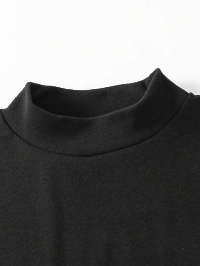 SHEIN طقم سروال وشورت حرارية كم طويل قطعتين للأولاد المراهقين لفصلي الخريف والشتاء