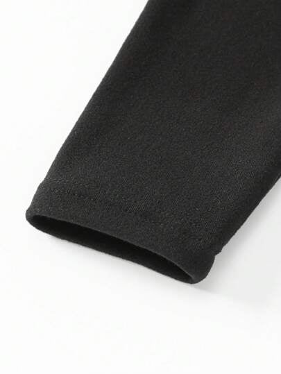 SHEIN طقم سروال وشورت حرارية كم طويل قطعتين للأولاد المراهقين لفصلي الخريف والشتاء