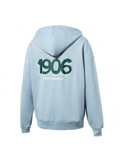 New Balance معطف نسائي خريف وشتاء 2024 جديد للرياضة والتنزه بغطاء رأس AWJ33309LAY