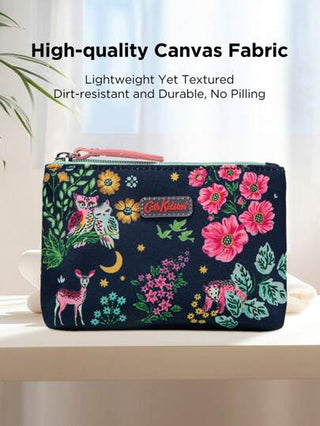 CATH KIDSTON 2 قطعة حقيبة كاث كيدستون البريطانية المطبوعة لتخزين المستحضرات والسفر،حافظة مستحضرات التجميل للنساء، منظم مدمج وأنيق لمستلزمات السفر والعناية الشخصية، هدايا إكسسوارات مع سحَّاب