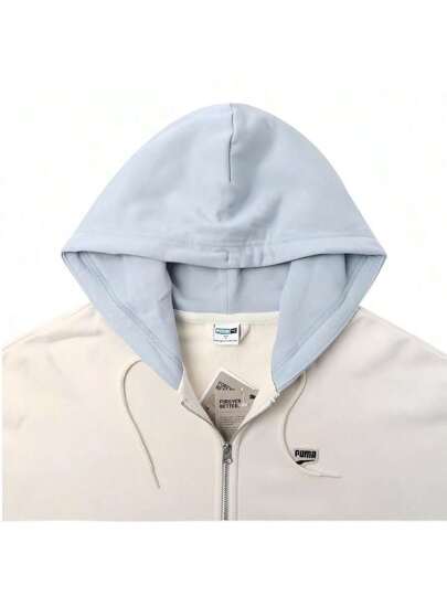 Puma جاكيت نسائية رياضية كاجوال ناعمة ومريحة مقاومة للرياح فضفاضة بألوان متباينة
