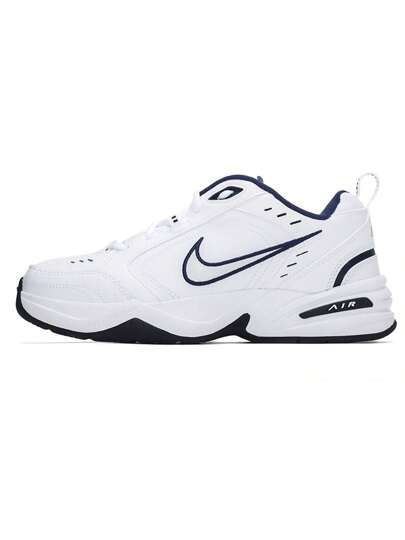 Nike أحذية رياضية كاجوال للرجال موديل AIR MONARCH IV، أحذية رياضية ذات وسادة هوائية، أحذية رياضية كلاسيكية ذات تصميم سميك، أحذية جري بوسادة هوائية كاملة الطول، أحذية تدريب لياقة بدنية-102